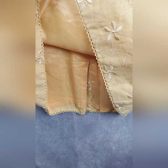 TALBOTS‎ Linen Yellow summer Women's Dress Size 10 - Picture 4 of 14